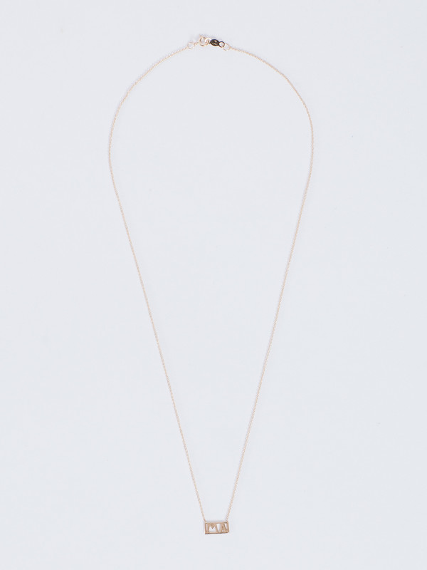 MA NECKLACE / 14k MA NECKLACE / 14k