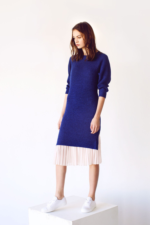 Cosette Cecilia Sweater Dress Royal Blue Cosette Cecilia Sweater Dress Royal Blue