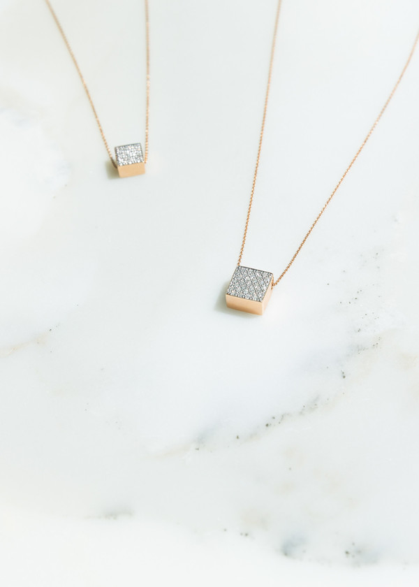 Ginette NY Baby Diamond Ever Necklace Ginette NY Baby Diamond Ever Necklace