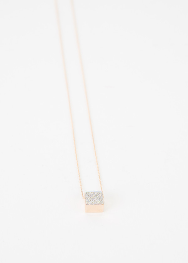 Ginette NY Diamond Ever Square Necklace Ginette NY Diamond Ever Square Necklace