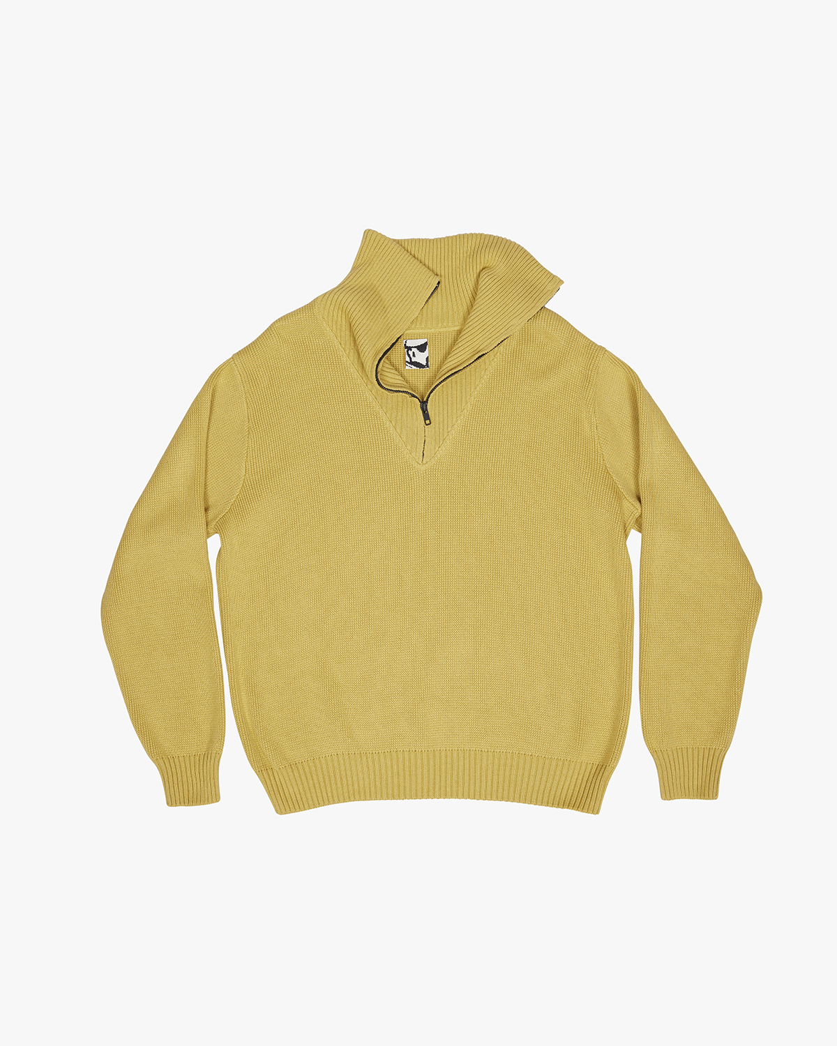 GR10K Guardia Half Zip Sweater - Yellow