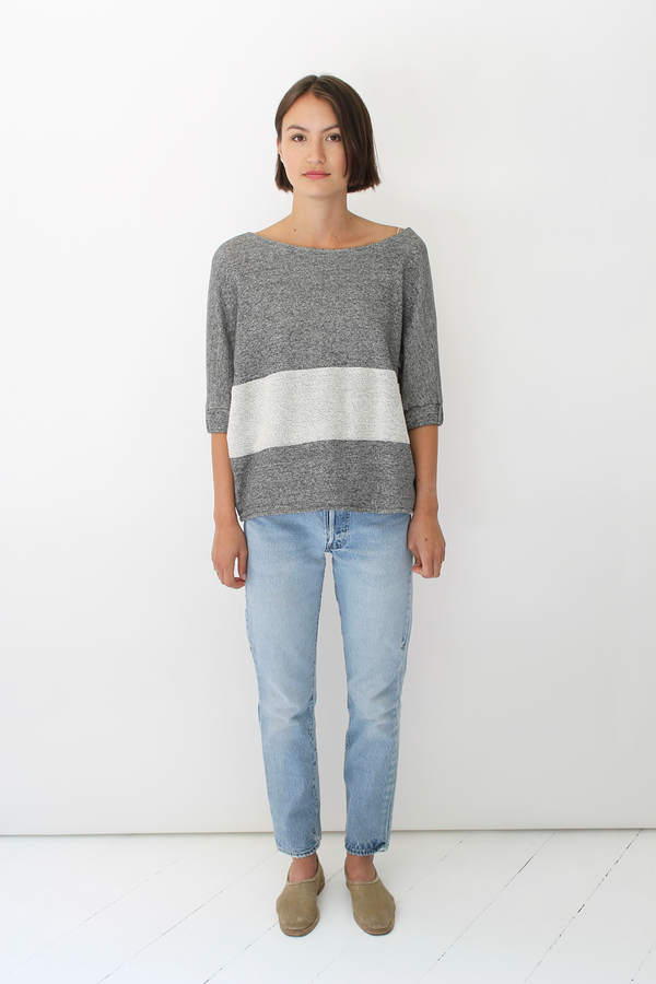 DELPHINE Ernesta top | charcoal DELPHINE Ernesta top | charcoal