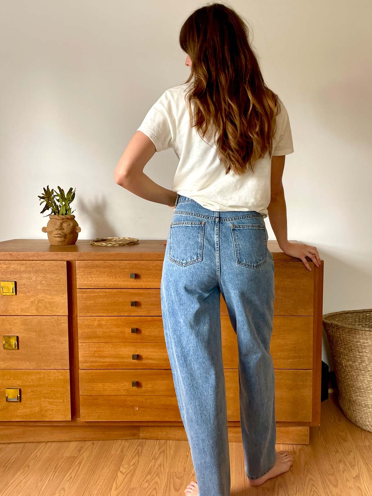 AMOMENTO Recycled Cotton Denim Jeans 