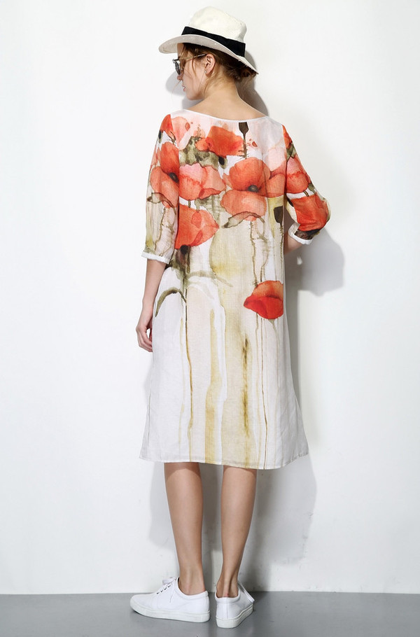 Few Moda Poppy Print Midi Dress Few Moda Poppy Print Midi Dress