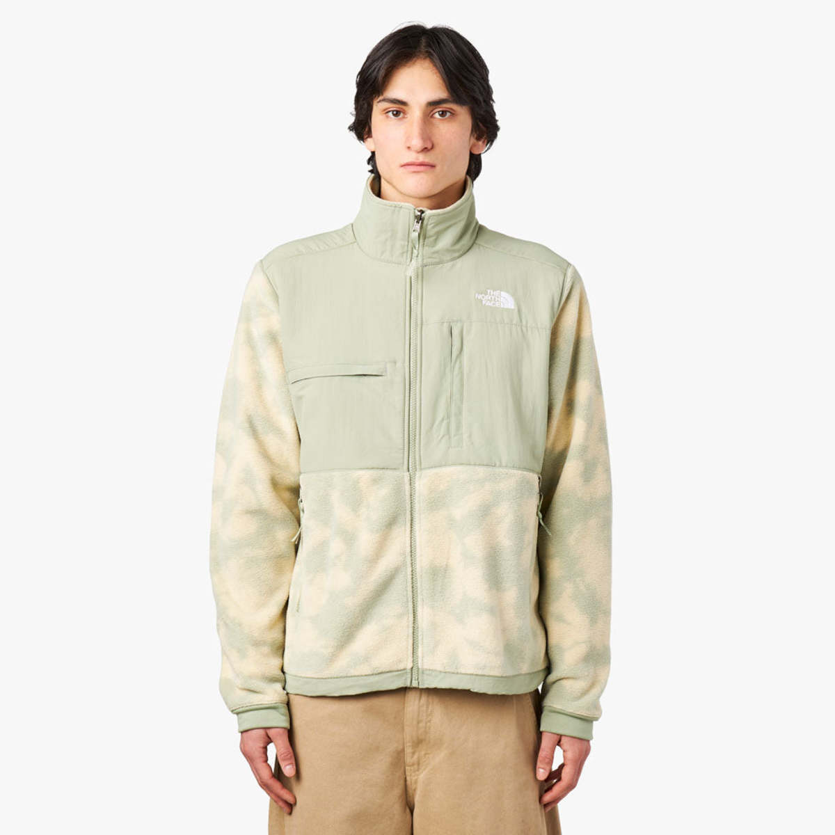 The North Face Printed Denali 2 Jacket - Gravel Retro Dye Print