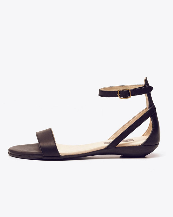 Nisolo Serena Sandal Carbon Nisolo Serena Sandal Carbon