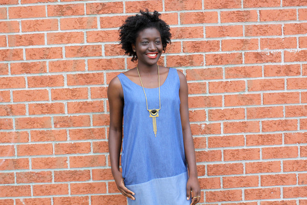 Amanda Moss Benny Dress Blue Denim Amanda Moss Benny Dress Blue Denim
