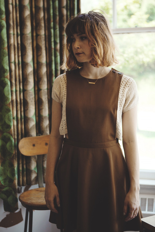 Betina Lou Charlotte Pinafore | Camel Betina Lou Charlotte Pinafore | Camel