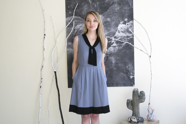 Birds of North America Hillstar Dress - Light Blue Birds of North America Hillstar Dress - Light Blue