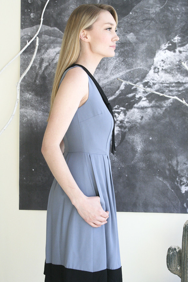Birds of North America Hillstar Dress - Light Blue Birds of North America Hillstar Dress - Light Blue