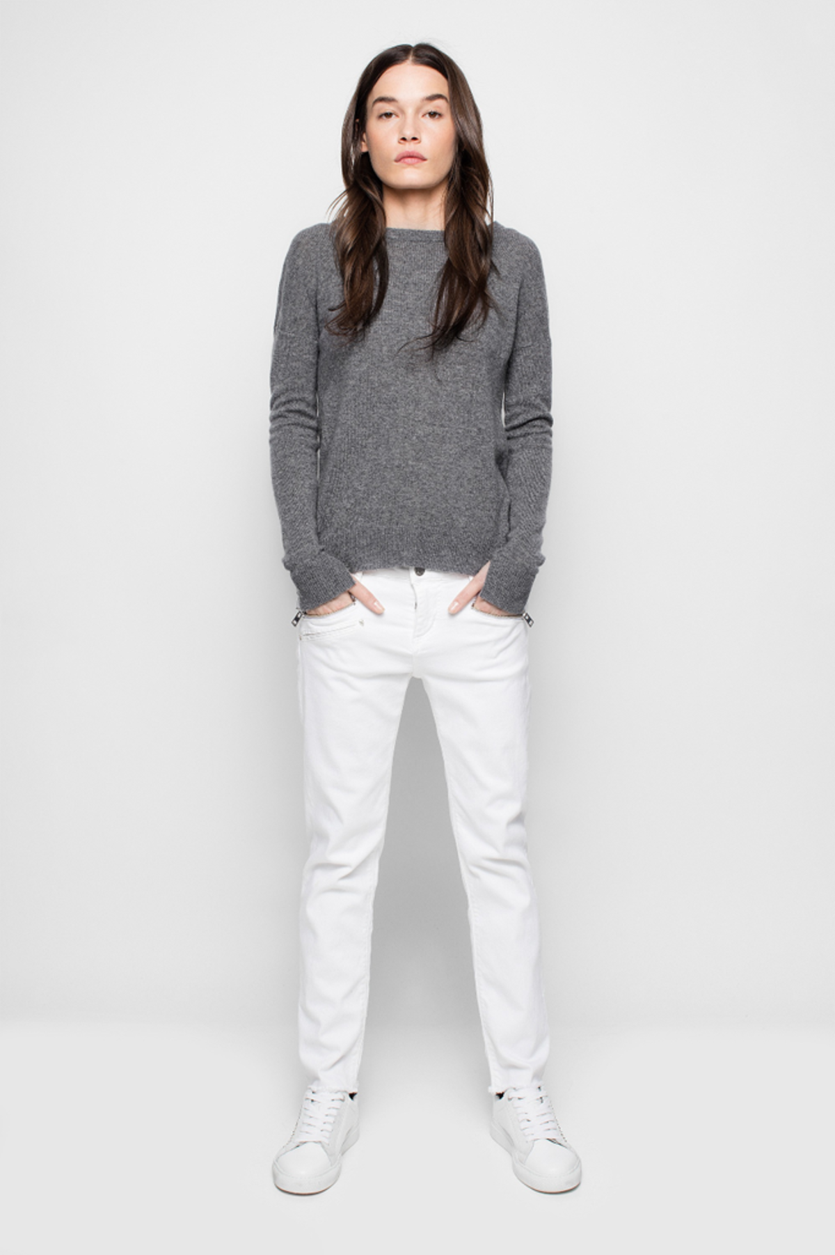 Zadig \u0026 Voltaire Cici Patch Cashmere 