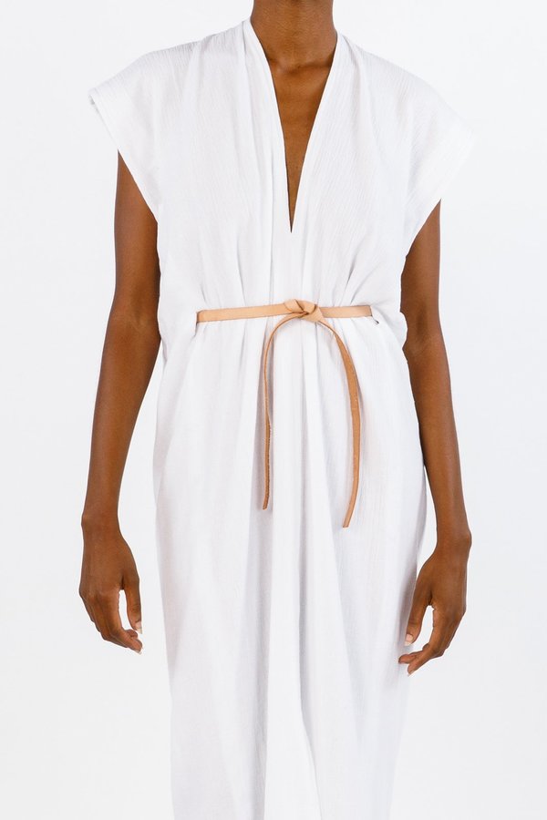 Miranda Bennett White Vision Dress, Double Gauze Miranda Bennett White Vision Dress, Double Gauze