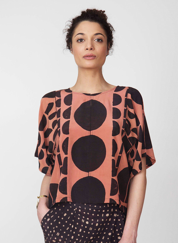 Seek Collective Jynne Top | black eclipse print Seek Collective Jynne Top | black eclipse print