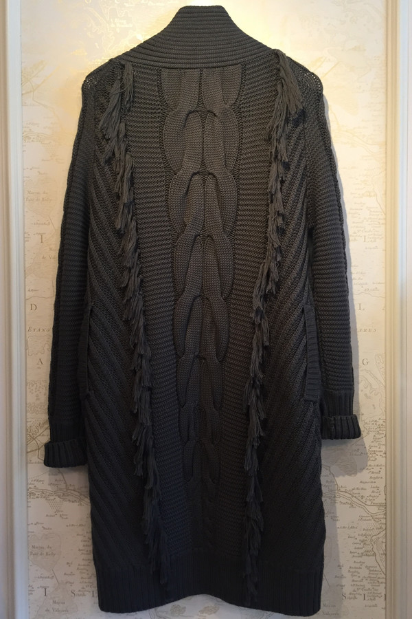 Tess GIberson Chunky cardigan with fringe Tess GIberson Chunky cardigan with fringe