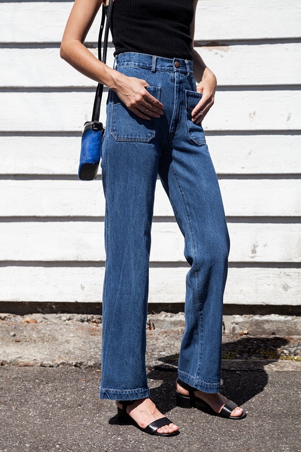 Caron Callahan Dunaway Jean | stonewashed denim Caron Callahan Dunaway Jean | stonewashed denim