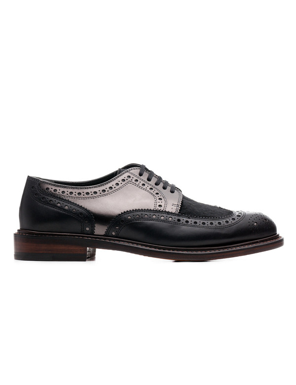 Robert Clergerie Roelp Derbies Black/Gunmetal Robert Clergerie Roelp Derbies Black/Gunmetal