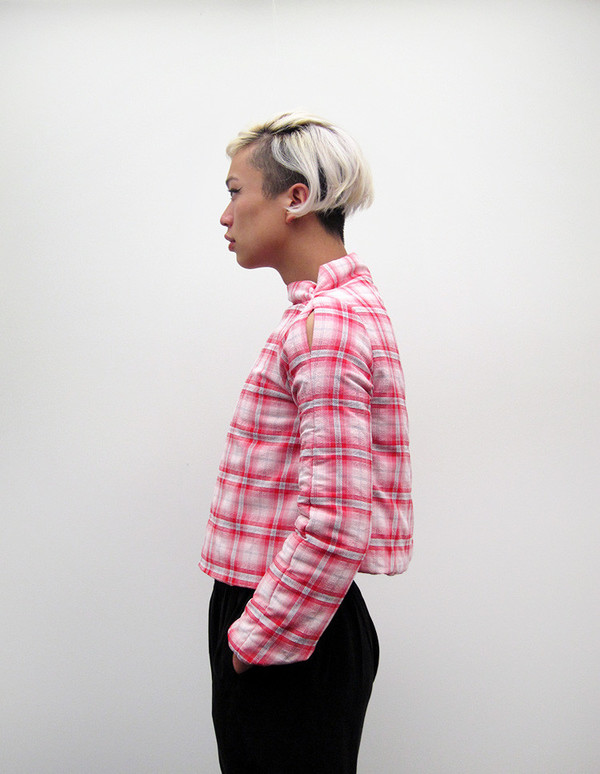 Eckhaus Latta Padded Top w/Open Shoulder Eckhaus Latta Padded Top w/Open Shoulder