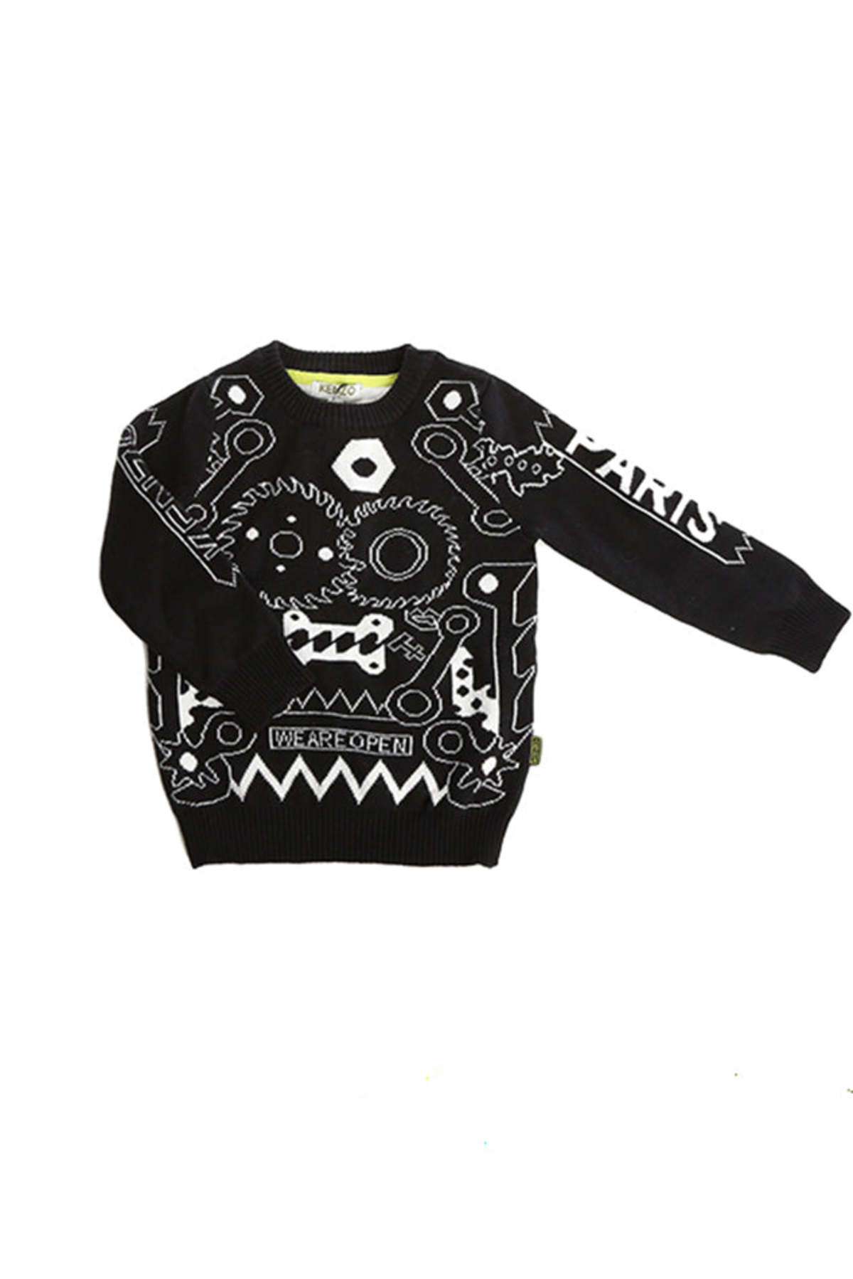 Kids Kenzo Knit Sweater - Black 