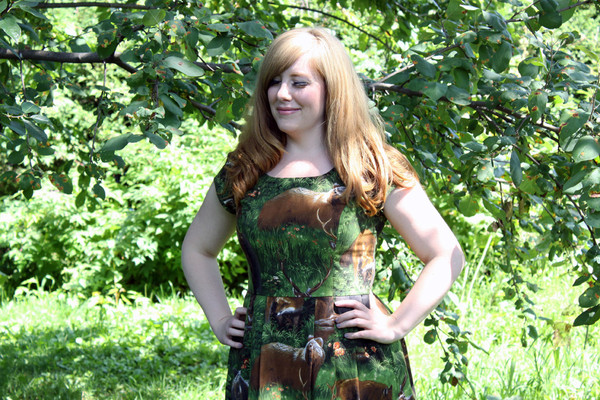 Birds of North America Macaw Dress (Woods) Birds of North America Macaw Dress (Woods)