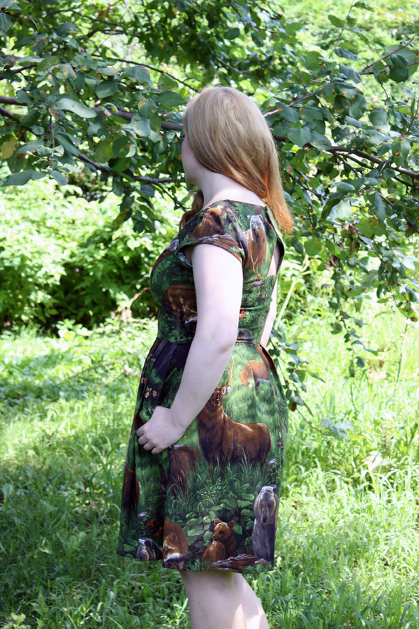 Birds of North America Macaw Dress (Woods) Birds of North America Macaw Dress (Woods)