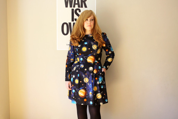 Birds of North America Puffbird Dress (Universe) Birds of North America Puffbird Dress (Universe)