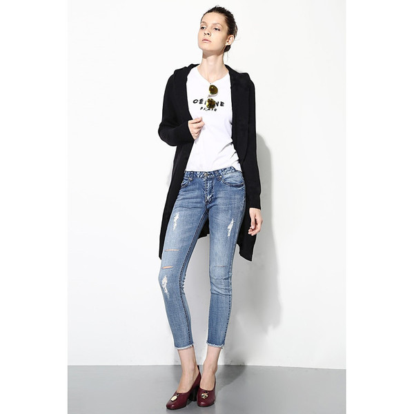 FEW MODA Cashmere Hoodie Cardigan FEW MODA Cashmere Hoodie Cardigan