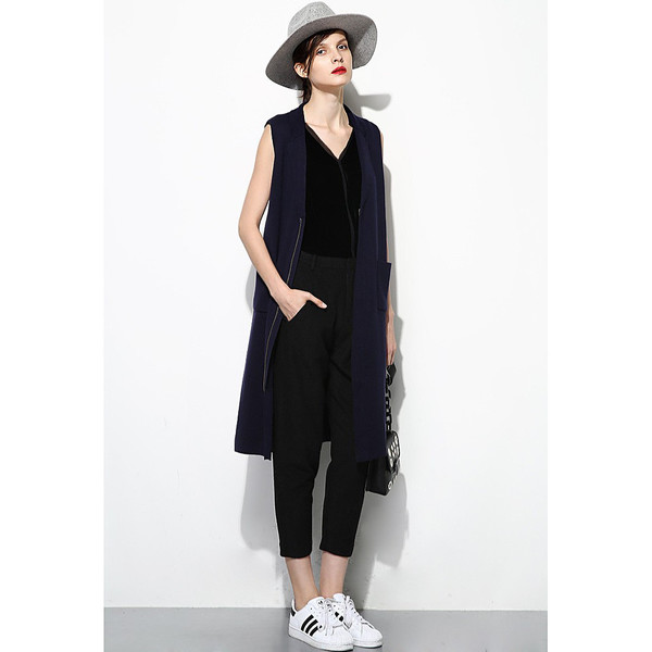 FEW MODA Cashmere Zip Waistcoat FEW MODA Cashmere Zip Waistcoat