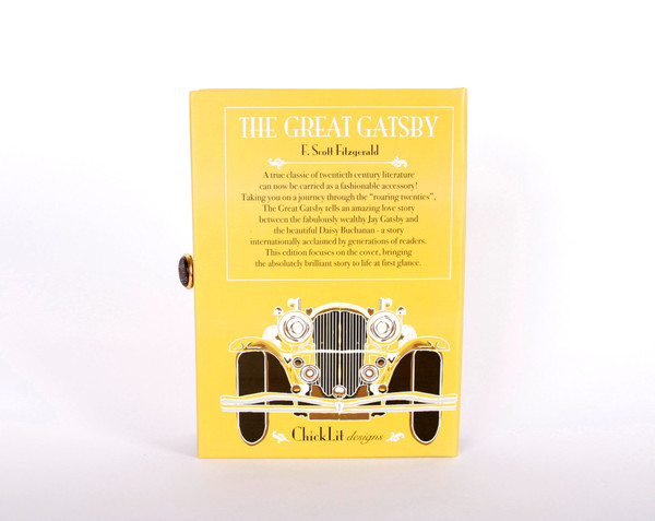 Chick Lit Designs Great Gatsby Book Clutch Chick Lit Designs Great Gatsby Book Clutch