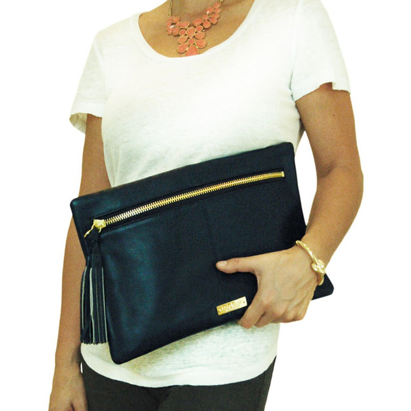 Holly Scott Navy Stella Clutch Holly Scott Navy Stella Clutch