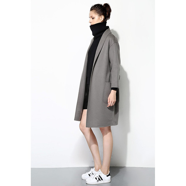 FEW MODA Oversized Structured Wool Coat FEW MODA Oversized Structured Wool Coat