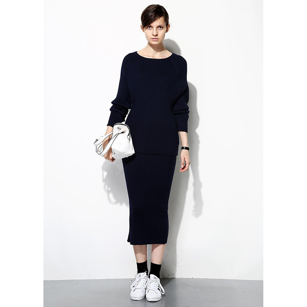FEW MODA Sporty Knitted Dress Set FEW MODA Sporty Knitted Dress Set