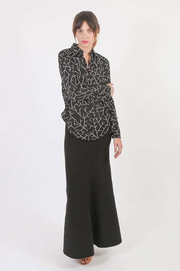 Nanushka Ole Bell Sleeve Shirt Nanushka Ole Bell Sleeve Shirt