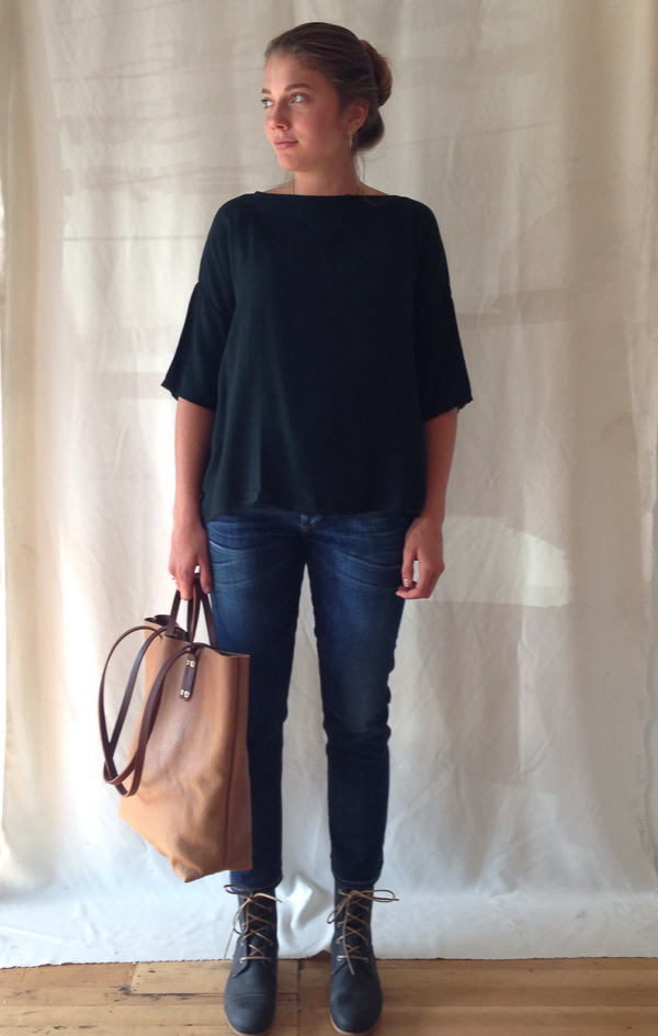 Black Crane Square Top Black Crane Square Top