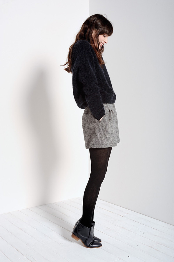 DES PETITS HAUTS ALBERTINE NAVY SWEATER DES PETITS HAUTS ALBERTINE NAVY SWEATER