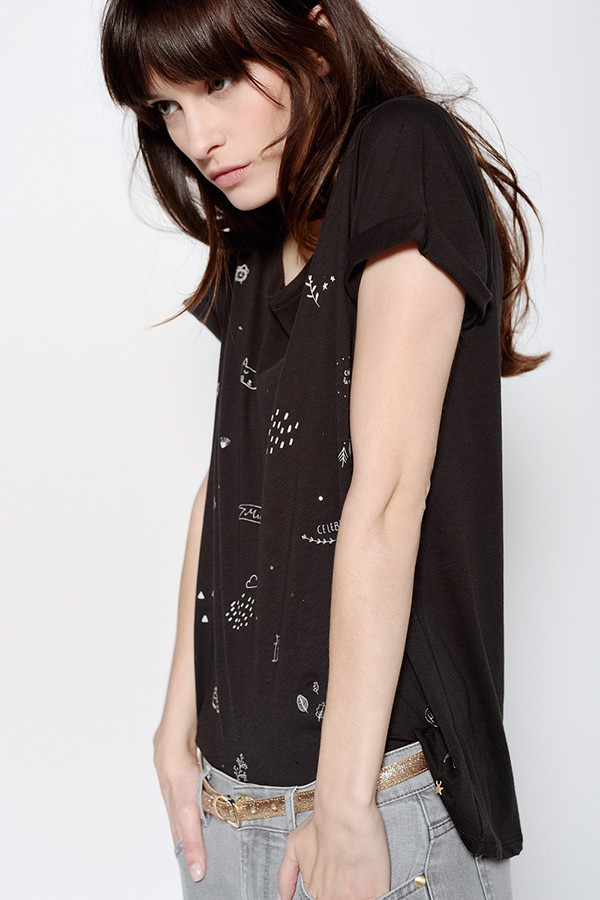 DES PETITS HAUTS SOON DARK T-SHIRT DES PETITS HAUTS SOON DARK T-SHIRT
