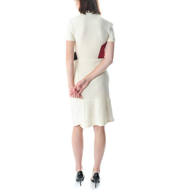 3.1 Phillip Lim Collage Dress w Wool Combo & Flight Pocket 3.1 Phillip Lim Collage Dress w Wool Combo & Flight Pocket