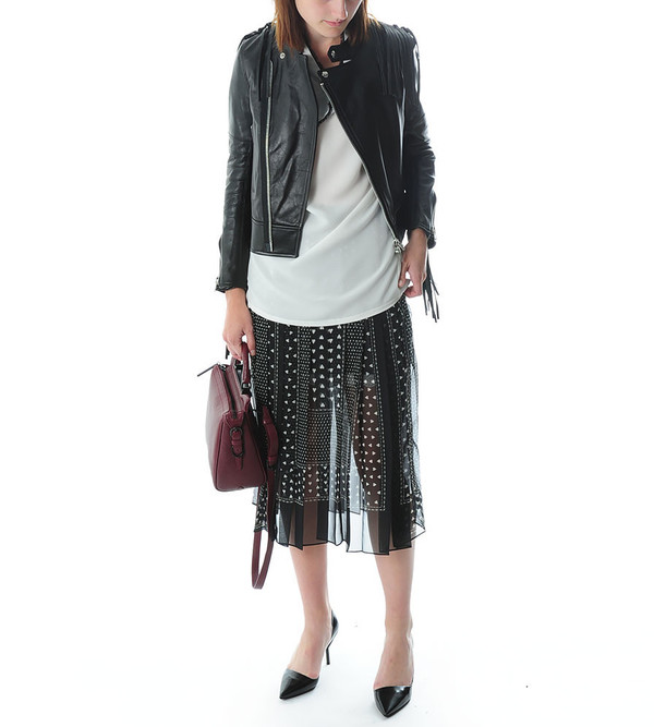 Distorted Ruffle T-Shirt w Raw Edge Distorted Ruffle T-Shirt w Raw Edge