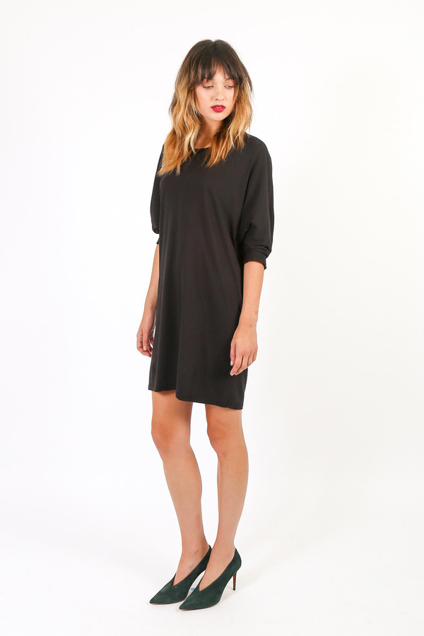 Black Crane Wide Dress Black Crane Wide Dress