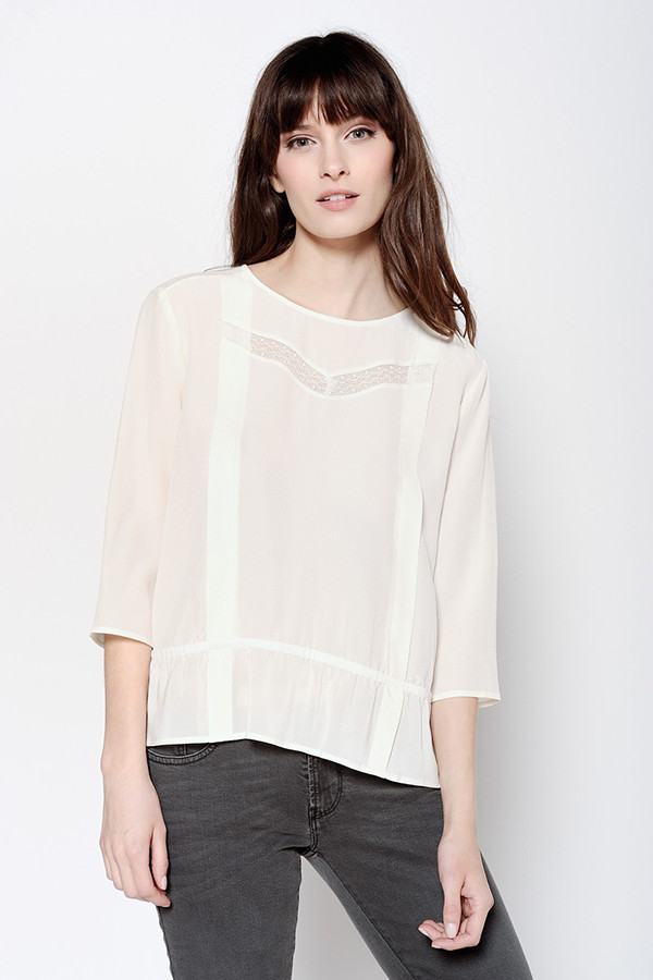 Des Petits Hauts GUPI ECRU SHIRT Des Petits Hauts GUPI ECRU SHIRT