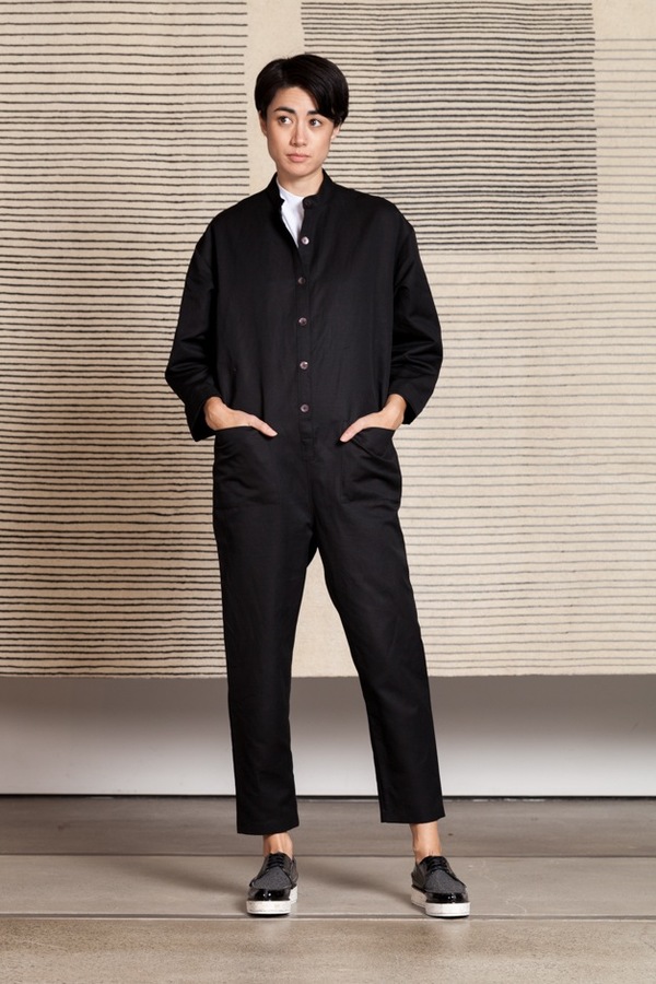 Horses Atelier Patch Pocket Jumpsuit | Black Horses Atelier Patch Pocket Jumpsuit | Black