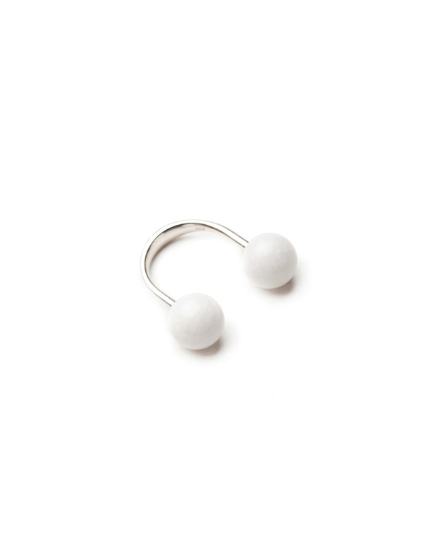 Saskia Diez Womens Sling Ring No.1 Dolomite Saskia Diez Womens Sling Ring No.1 Dolomite