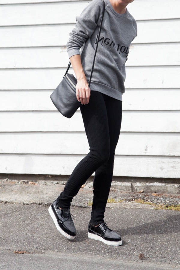 Assembly NY Ribbed Legging | black Assembly NY Ribbed Legging | black