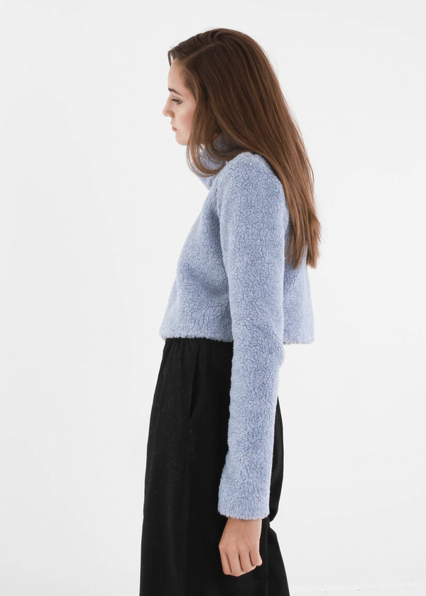 Carleen Powder Funnel Neck Sweater Carleen Powder Funnel Neck Sweater
