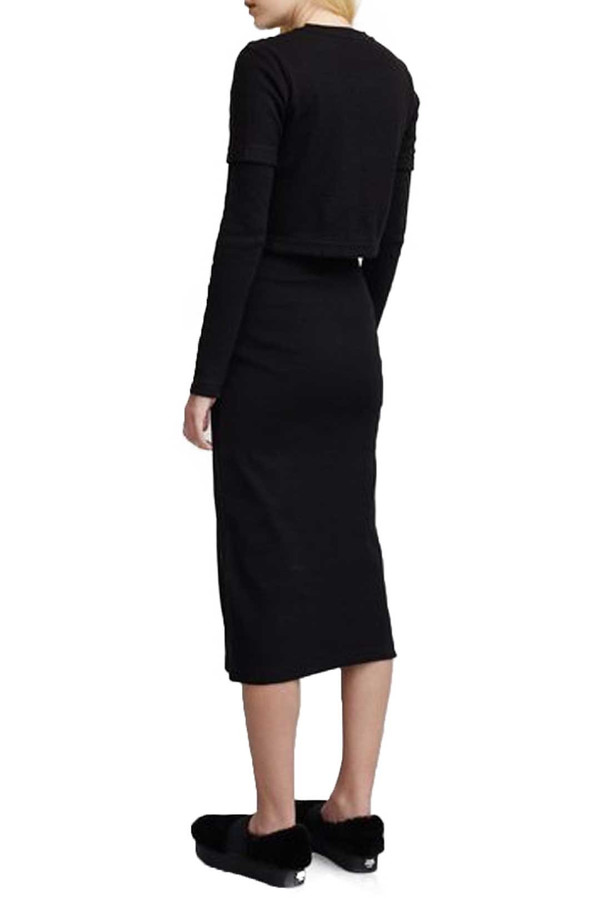 Opening Ceremony Dim Thermal Long Sleeve Dress Opening Ceremony Dim Thermal Long Sleeve Dress