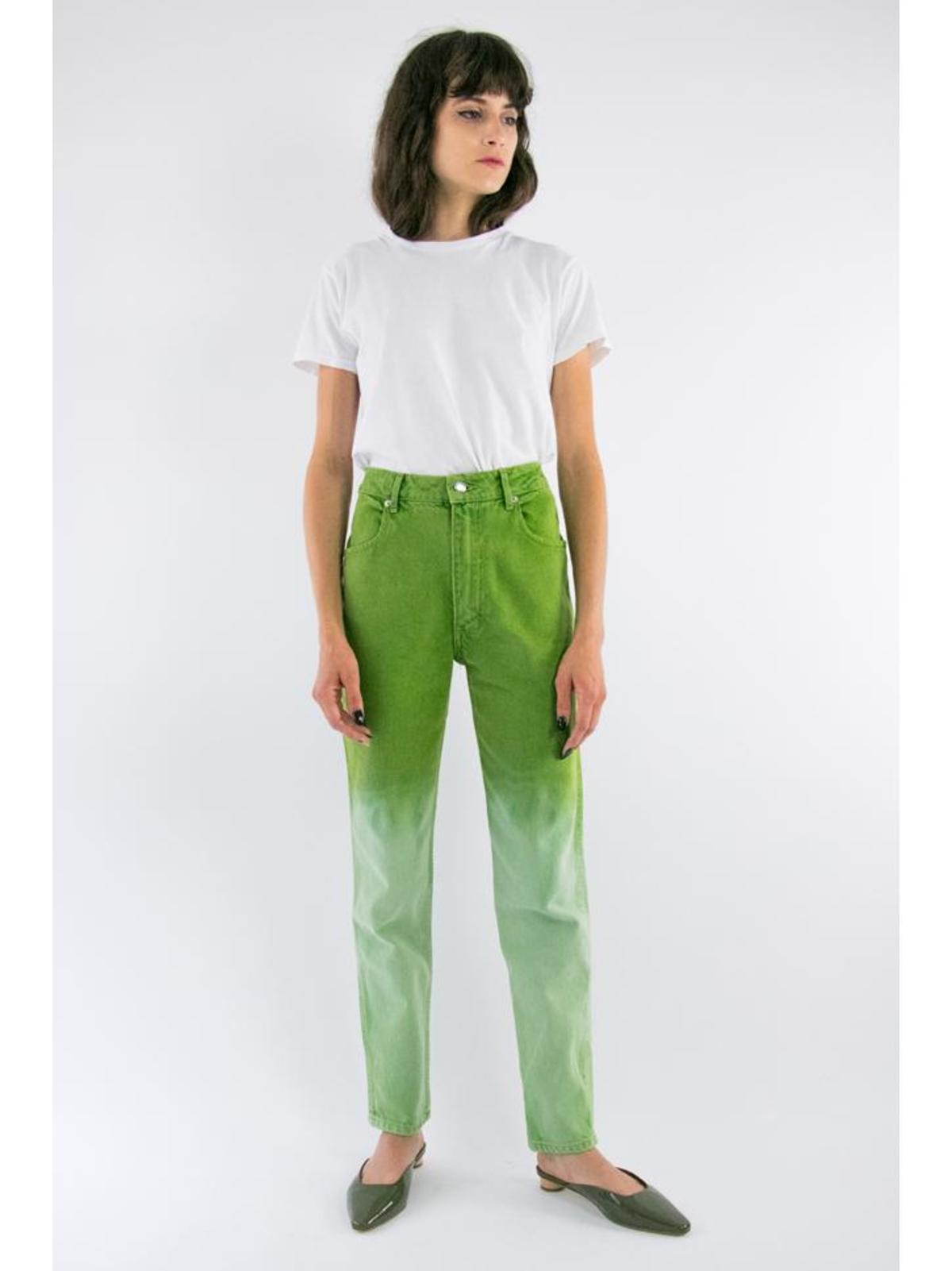 eckhaus latta green jeans