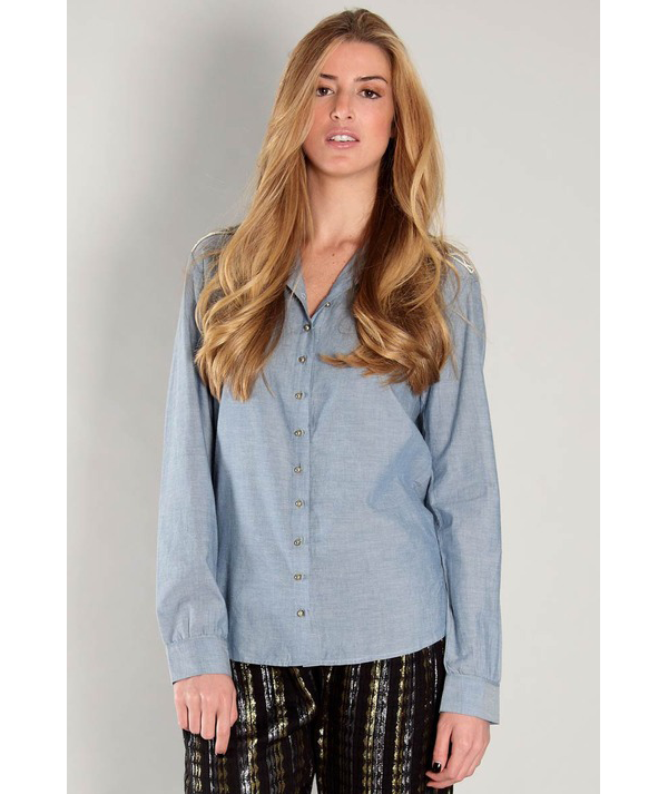 Valentine Gauthier Officer Chambray Shirt Valentine Gauthier Officer Chambray Shirt